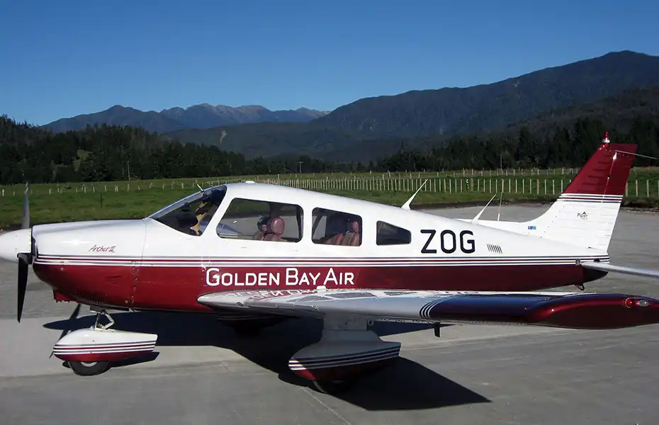 Golden Bay Air 4-seat Piper Archer PA-28 ZK-ZOG